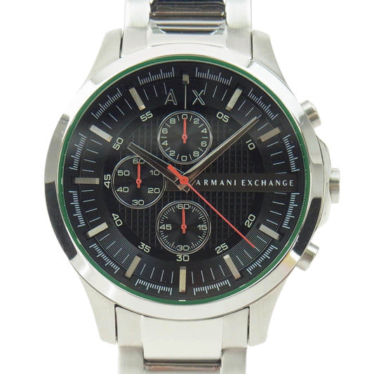 ARMANI EXCHANGE アルマーニエクスチェンジ 4000 クロノグラフ クオーツ 腕時計 シルバー系【中古】