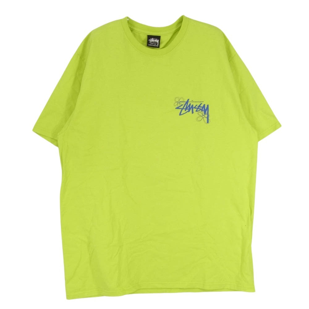 STUSSY ステューシー 23SS SUMMER LB TEE サマー LB ロゴ 半袖 Tシャツ グリーン系 L【中古】