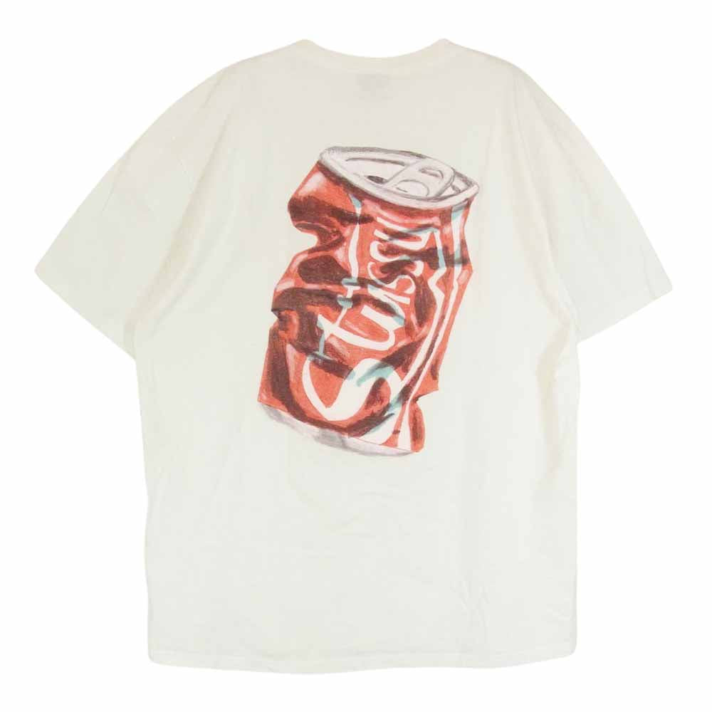 STUSSY ステューシー 23SS SODA CAN TEE ソーダ ソダ カン プリント ロゴ 半袖 Tシャツ ホワイト系 L【中古】