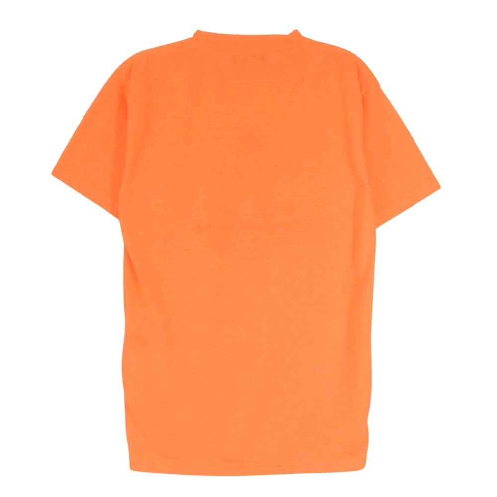 BALENCIAGA バレンシアガ 20AW 661705 TKVH5 Logo T-Shirt ロゴ メッセージプリント Tシャツ オレンジ系 XS【中古】