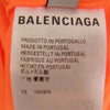 BALENCIAGA バレンシアガ 20AW 661705 TKVH5 Logo T-Shirt ロゴ メッセージプリント Tシャツ オレンジ系 XS【中古】
