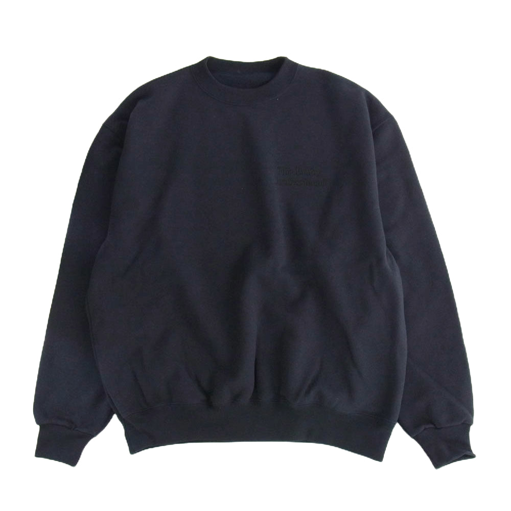 The Ennoy Professional ザ エンノイ プロフェッショナル 25SS Crew Sweat Set Up クルー スウェット トレーナー パンツ セットアップ ダークネイビー系 M【極上美品】【中古】