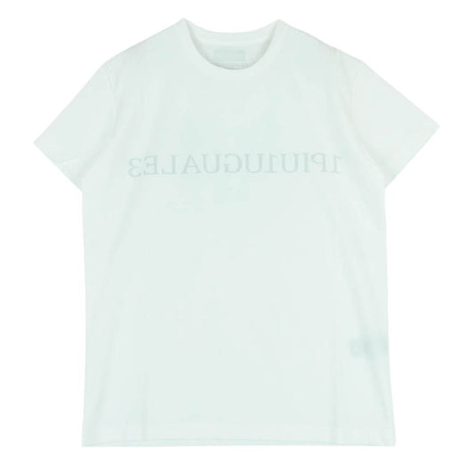 1piu1uguale3 ウノピュウノウグァーレトレ CM040 MT01 COMFORTABLE TAG CREW S/S コンフォータブル クルーネック 半袖 Tシャツ ホワイト系 3【中古】