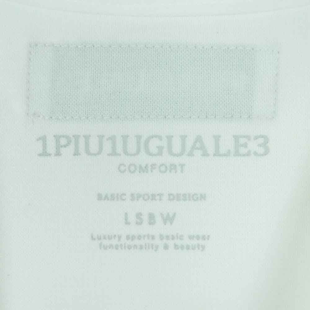 1piu1uguale3 ウノピュウノウグァーレトレ CM040 MT01 COMFORTABLE TAG CREW S/S コンフォータブル クルーネック 半袖 Tシャツ ホワイト系 3【中古】