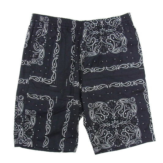 1piu1uguale3 ウノピュウノウグァーレトレ MRP527 COT349 HOLIDAY SHORTS ホリデー ペイズリー バンダナ ショーツ ハーフパンツ ブラック系 3【中古】