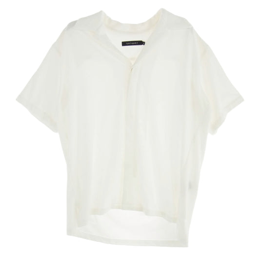 1piu1uguale3 ウノピュウノウグァーレトレ MRS160 CTP102 HOLIDAY SHIRTS ホリデーシャツ パイル地 開襟 半袖 シャツ ホワイト系 3【中古】