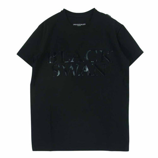 1piu1uguale3 ウノピュウノウグァーレトレ CM051 MT01 SPORT COMFORTABLE TAG スポーツ コンフォータブル タグ クルーネック 半袖 Tシャツ ブラック系 3【中古】