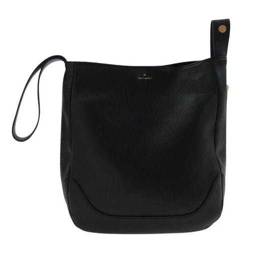 1piu1uguale3 ウノピュウノウグァーレトレ × PELLE MORBIDA ペッレ モルビダ ONE HAND BAG レザー ワンハンド バッグ ブラック系【中古】