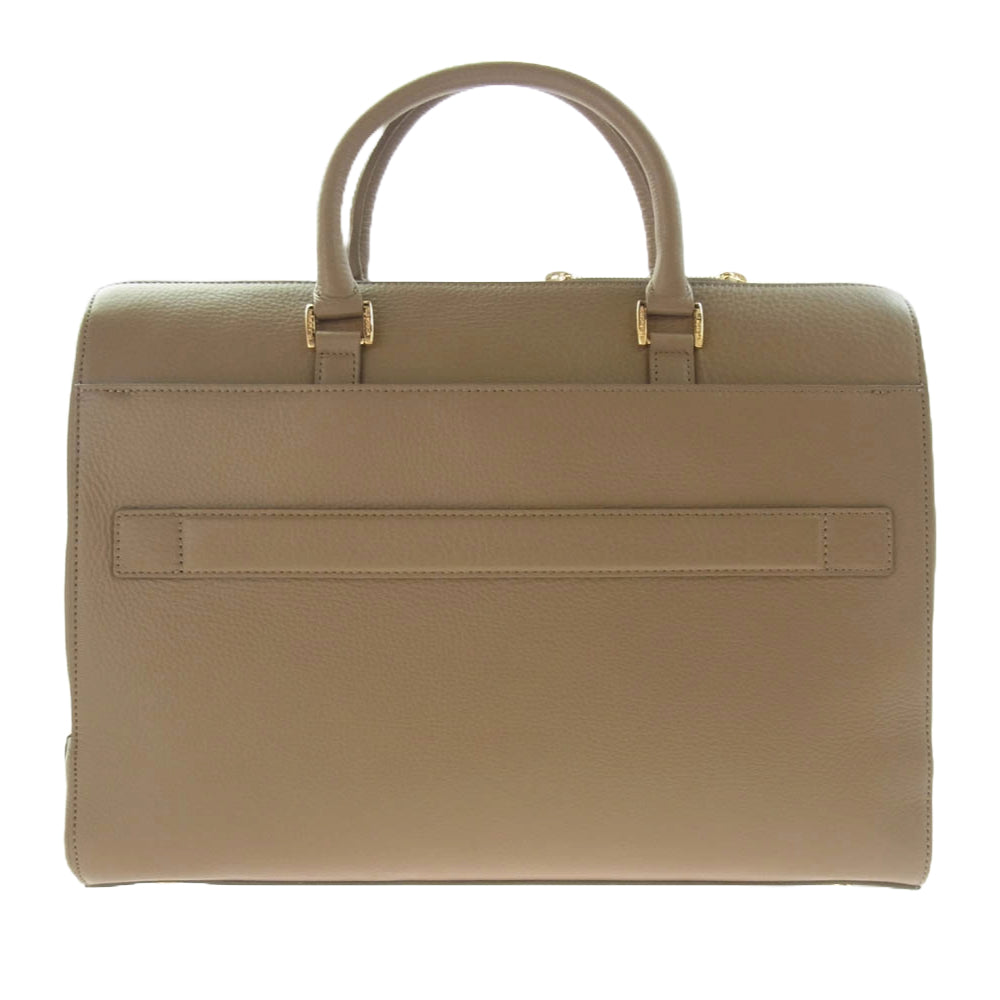 1piu1uguale3 ウノピュウノウグァーレトレ × PELLE MORBIDA ペッレ モルビダ BOSTON BRIEF BAG レザー ボストンバッグ ブリーフケース ライトブラウン系【中古】