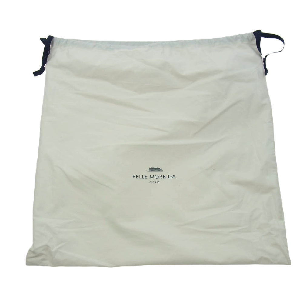 1piu1uguale3 ウノピュウノウグァーレトレ × PELLE MORBIDA ペッレ モルビダ BOSTON BRIEF BAG レザー ボストンバッグ ブリーフケース ライトブラウン系【中古】