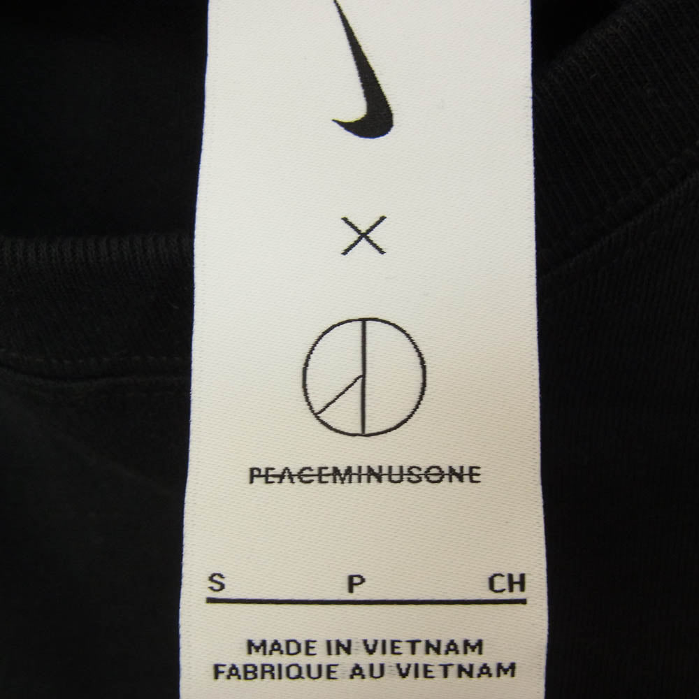 NIKE ナイキ PEACEMINUSONE PMO ピースマイナスワン ピーエムオー LS Tee Black G-DRAGON ジードラゴン ロゴ 長袖 Tシャツ ブラック系 S【中古】