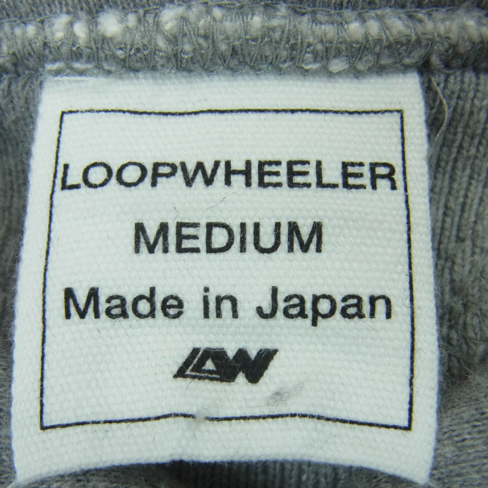 LOOPWHEELER ループウィラー 無地 プルオーバー パーカー コットン 日本製 グレー系 M【中古】