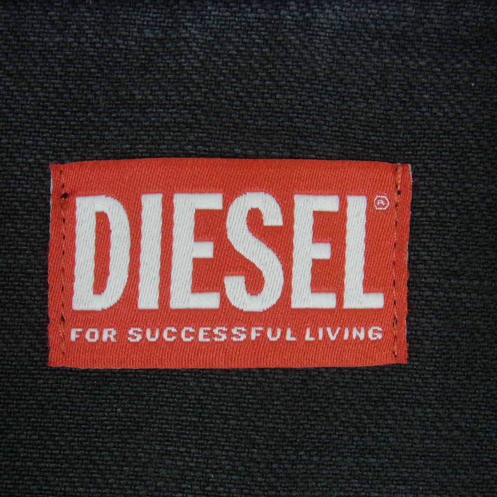 DIESEL ディーゼル D-VEGA ウェスタン 長袖 ブラック デニム シャツ チュニジア製 ブラック系 02 S【中古】
