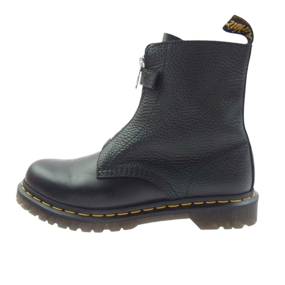 Dr.Martens ドクターマーチン 32054001 1460 PASCAL レザー フロントジップ ブーツ ブラック系 UK7【中古】