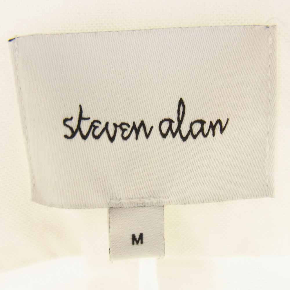 スティーブンアラン 長袖 シャツ ホワイト ホワイト系 M【中古】