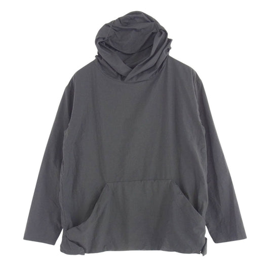 TEATORA テアトラ tt-303-p Wallet Hoodie packable ナイロン プルオーバー パーカー グレー系 48【中古】