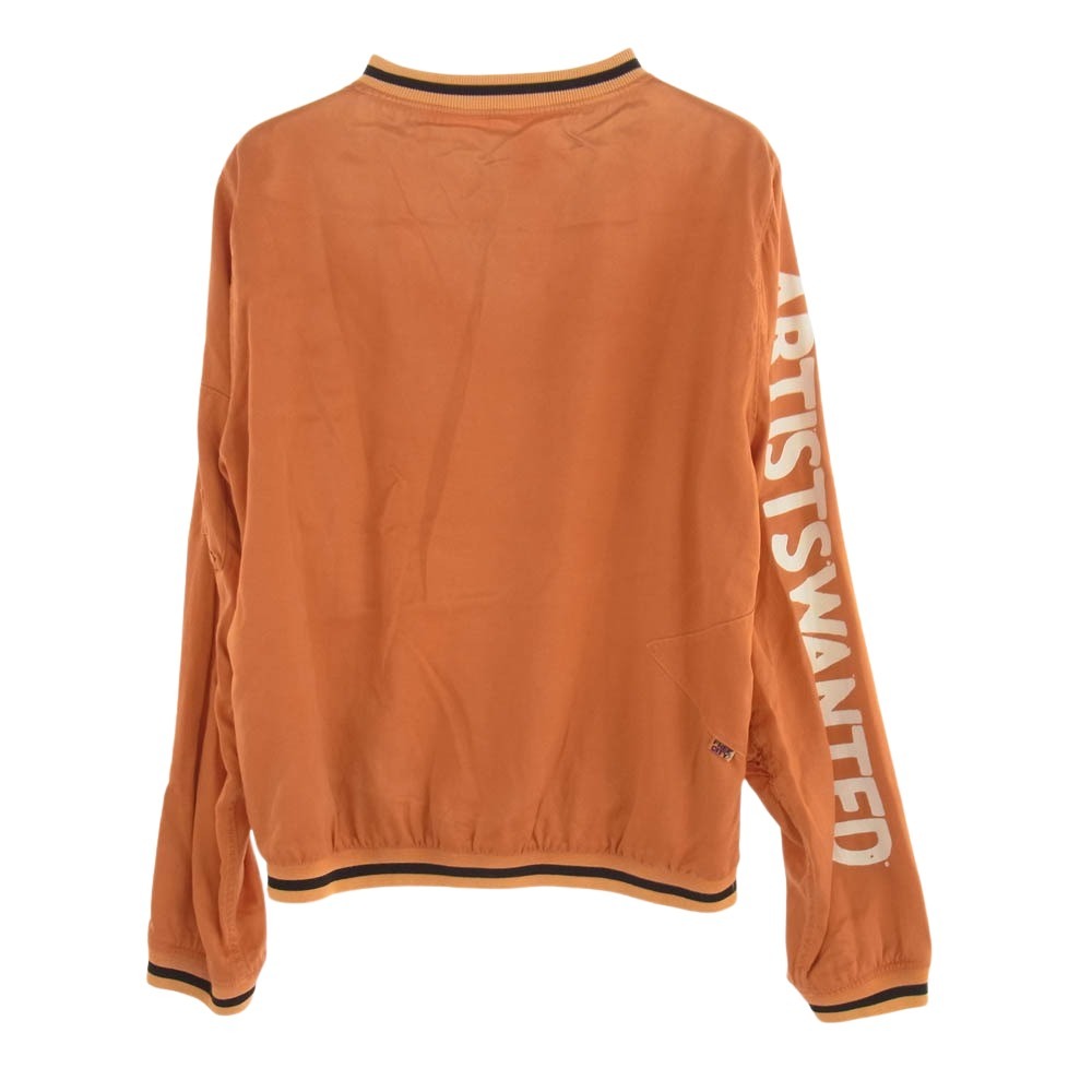 フリーシティー SATIN JUMP JACKET ジップアップ ブルゾン オレンジ系 L【中古】