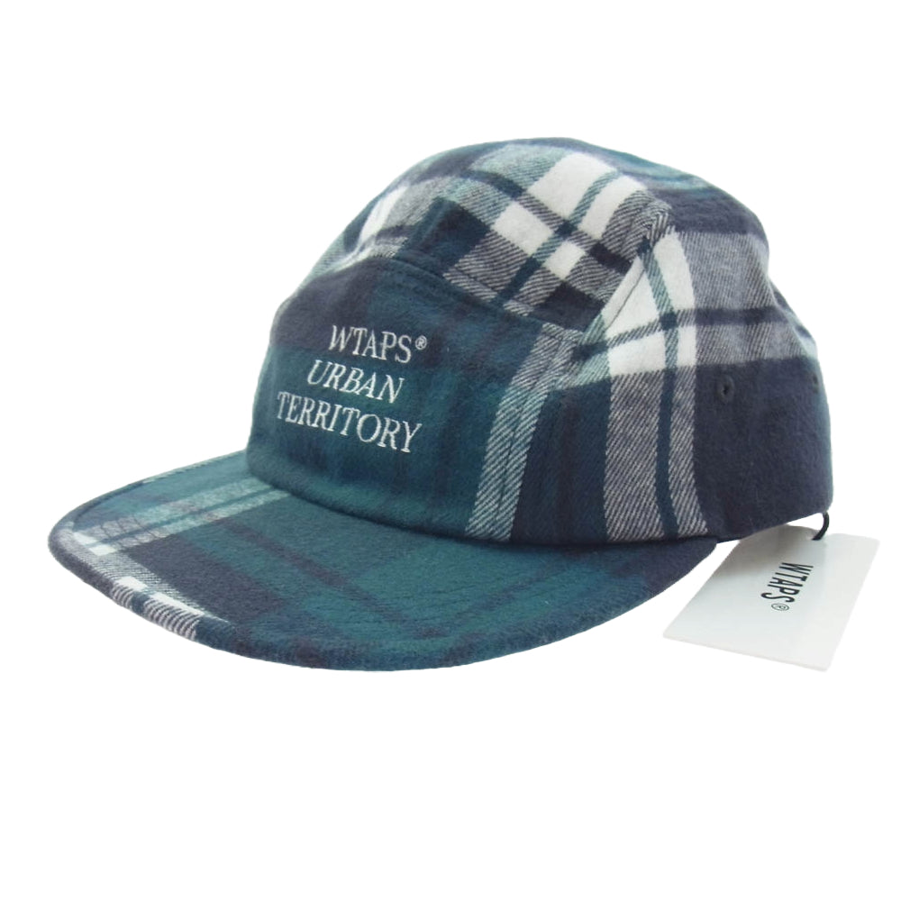 WTAPS ダブルタップス 24AW 241HCDT-HT01 T-5 01 CAP COTTON FLANNEL TEXTILE WUT フランネル キャップ グリーン系 X 00【中古】