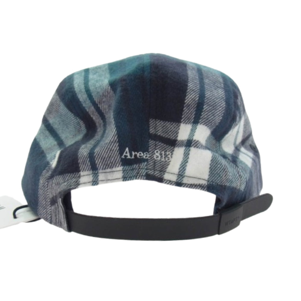 WTAPS ダブルタップス 24AW 241HCDT-HT01 T-5 01 CAP COTTON FLANNEL TEXTILE WUT フランネル キャップ グリーン系 X 00【中古】