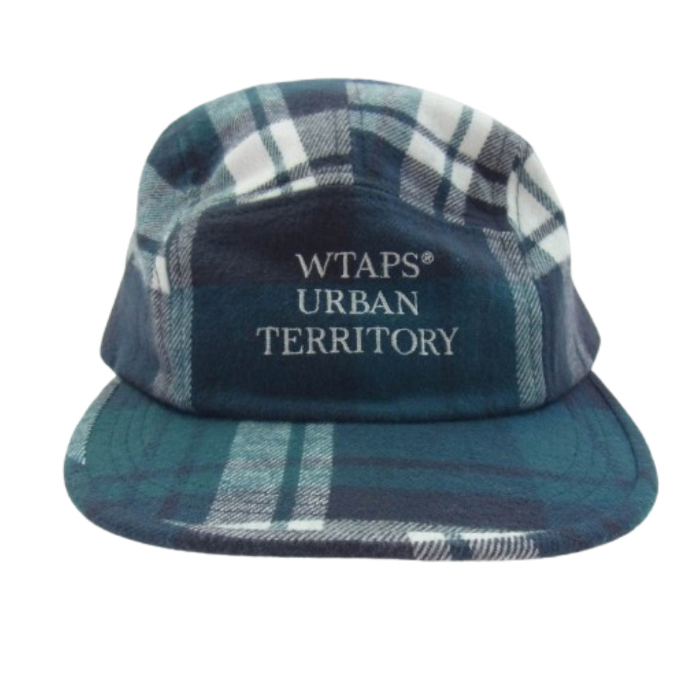 WTAPS ダブルタップス 24AW 241HCDT-HT01 T-5 01 CAP COTTON FLANNEL TEXTILE WUT フランネル キャップ グリーン系 X 00【中古】
