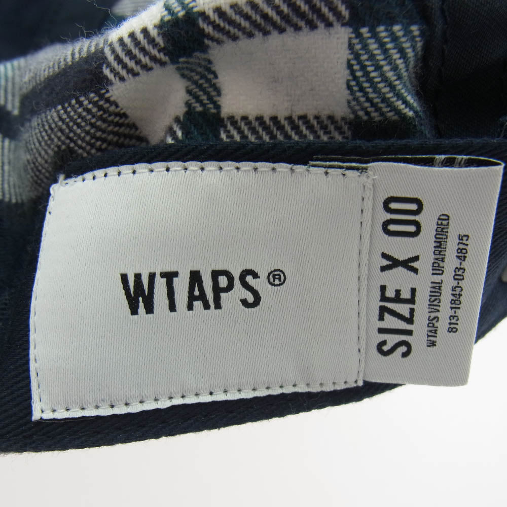 WTAPS ダブルタップス 24AW 241HCDT-HT01 T-5 01 CAP COTTON FLANNEL TEXTILE WUT フランネル キャップ グリーン系 X 00【中古】