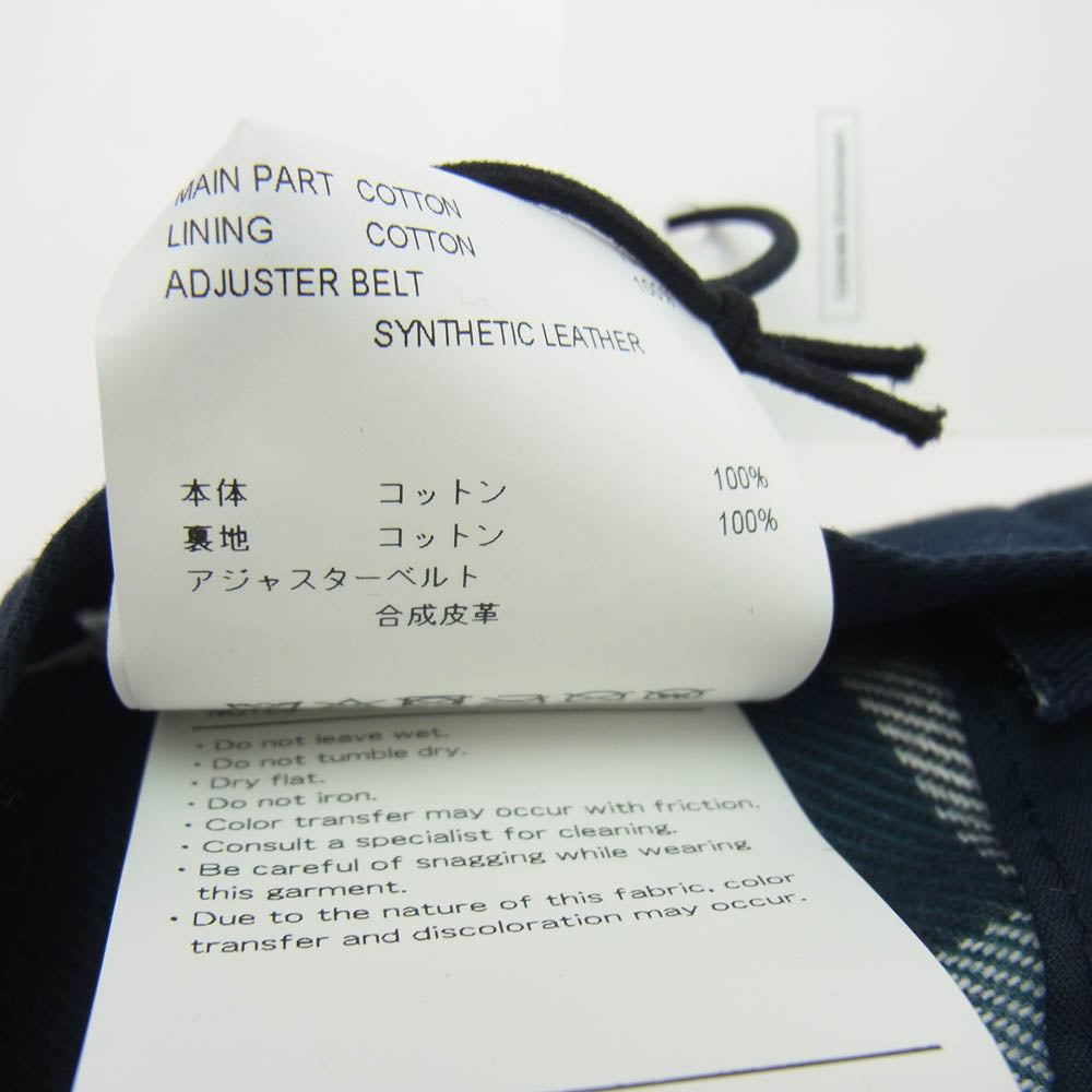 WTAPS ダブルタップス 24AW 241HCDT-HT01 T-5 01 CAP COTTON FLANNEL TEXTILE WUT フランネル キャップ グリーン系 X 00【中古】