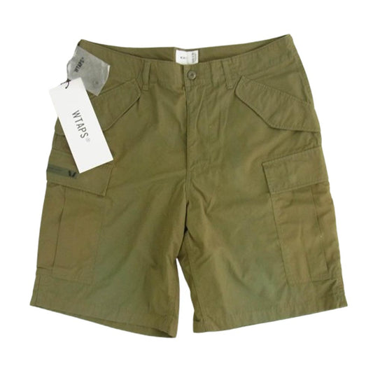 WTAPS ダブルタップス 22SS 221BRDT-PTM06 CARGO SHORTS COPO WEATHER PANTS カーゴ ショート パンツ カーキ系 X 04【中古】
