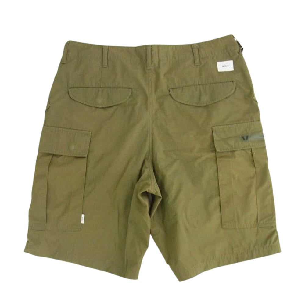 WTAPS ダブルタップス 22SS 221BRDT-PTM06 CARGO SHORTS COPO WEATHER PANTS カーゴ ショート パンツ カーキ系 X 04【中古】