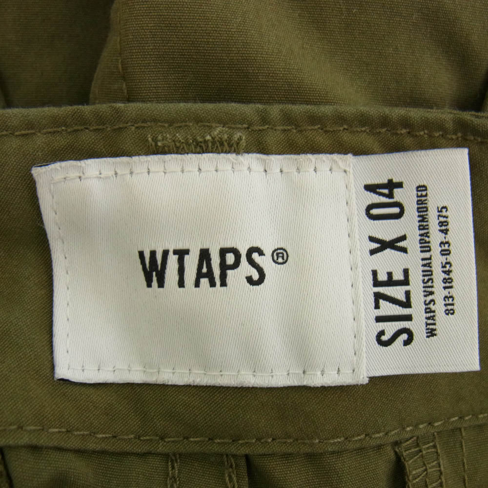 WTAPS ダブルタップス 22SS 221BRDT-PTM06 CARGO SHORTS COPO WEATHER PANTS カーゴ ショート パンツ カーキ系 X 04【中古】