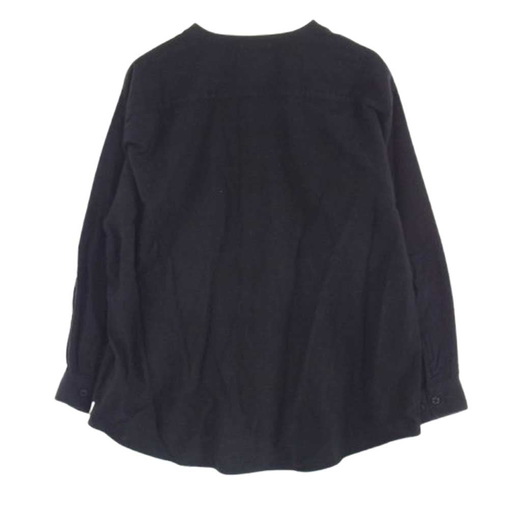WTAPS ダブルタップス 22AW 222TQDT-SHM05 League 02 / LS / Cotton Twill League Black リーグ 02 コットン ツイル リーグ ベースボール 長袖 シャツ ブラック系 X 04【中古】