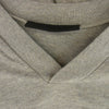 FEAR OF GOD フィアオブゴッド FOG ESSENTIALS エッセンシャルズ Rubber Logo V Neck Tshirt ラバー ロゴ Vネック 半袖 Tシャツ グレー系 S【美品】【中古】