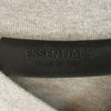 FEAR OF GOD フィアオブゴッド FOG ESSENTIALS エッセンシャルズ Rubber Logo V Neck Tshirt ラバー ロゴ Vネック 半袖 Tシャツ グレー系 S【美品】【中古】