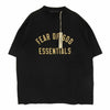 FEAR OF GOD フィアオブゴッド 24AW FOG ESSENTIALS エッセンシャルズ JERSEY CREWNECK TEE コットン ジャージー クルーネック 半袖 Tシャツ ブラック系 S【美品】【中古】