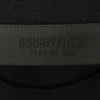 FEAR OF GOD フィアオブゴッド 24AW FOG ESSENTIALS エッセンシャルズ JERSEY CREWNECK TEE コットン ジャージー クルーネック 半袖 Tシャツ ブラック系 S【美品】【中古】