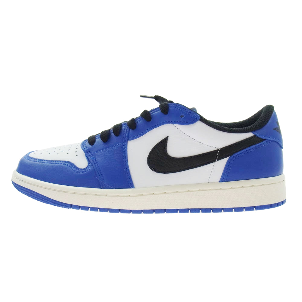 NIKE ナイキ CZ0790-140 AIR JORDAN 1 RETRO LOW OG WHITE BLACK GAME ROYAL SAIL エア ジョーダン1 レトロ ローカット スニーカー ブルー系 27cm【極上美品】【中古】