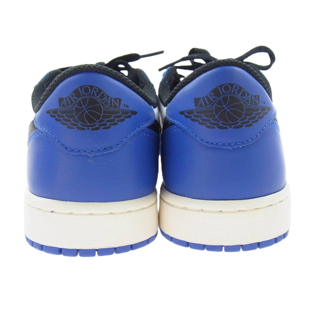 NIKE ナイキ CZ0790-140 AIR JORDAN 1 RETRO LOW OG WHITE BLACK GAME ROYAL SAIL エア ジョーダン1 レトロ ローカット スニーカー ブルー系 27cm【極上美品】【中古】