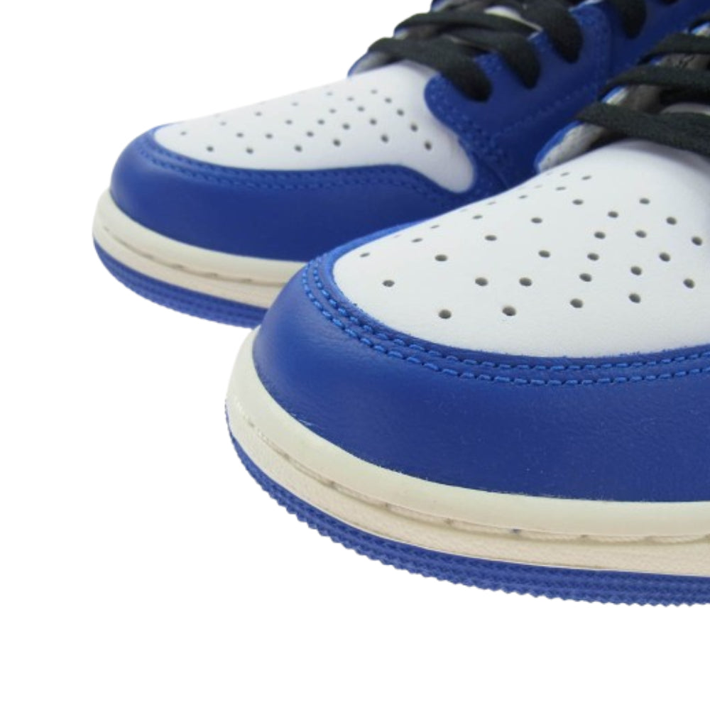 NIKE ナイキ CZ0790-140 AIR JORDAN 1 RETRO LOW OG WHITE BLACK GAME ROYAL SAIL エア ジョーダン1 レトロ ローカット スニーカー ブルー系 27cm【極上美品】【中古】