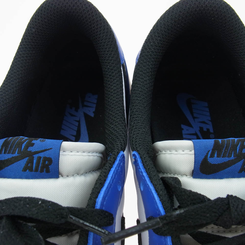 NIKE ナイキ CZ0790-140 AIR JORDAN 1 RETRO LOW OG WHITE BLACK GAME ROYAL SAIL エア ジョーダン1 レトロ ローカット スニーカー ブルー系 27cm【極上美品】【中古】