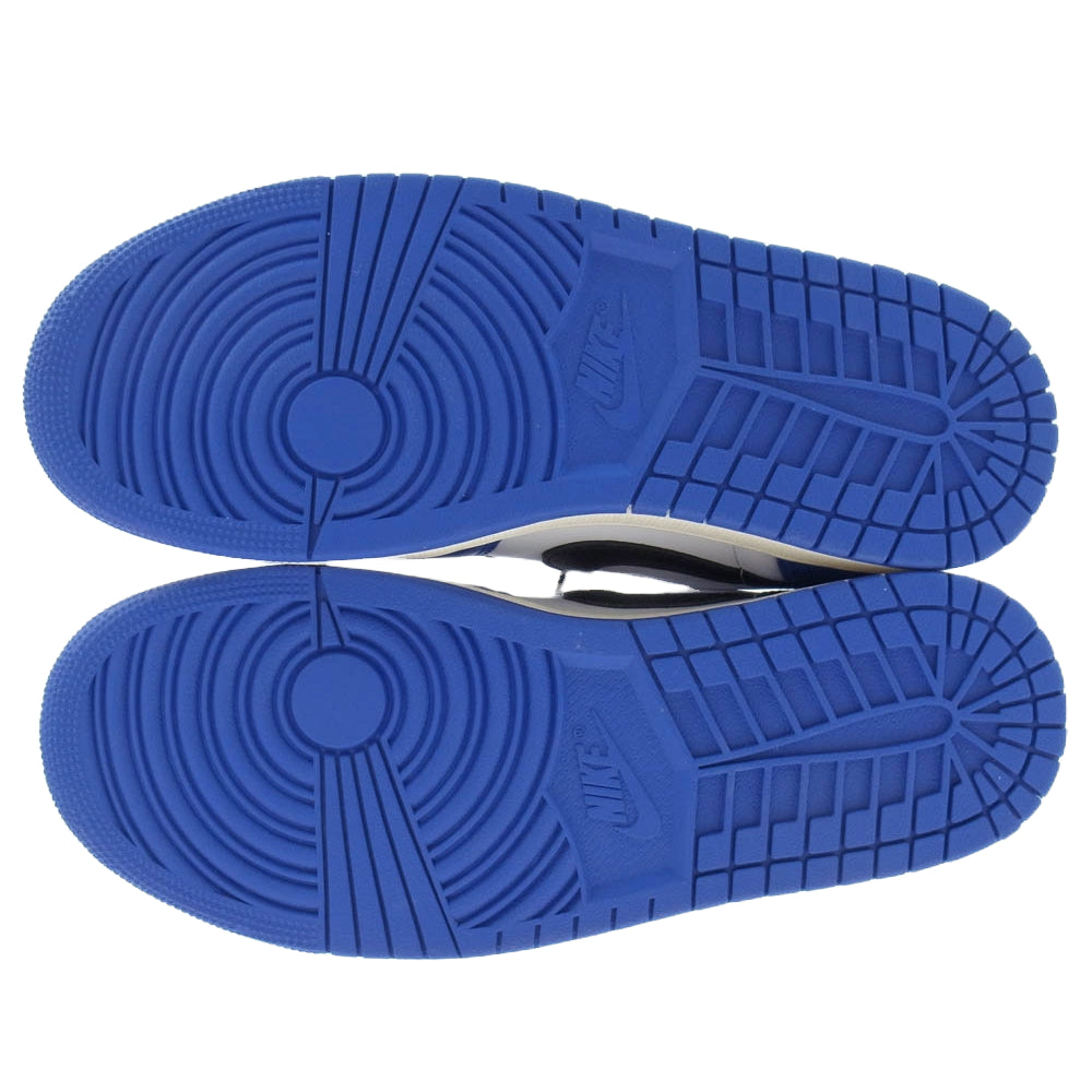 NIKE ナイキ CZ0790-140 AIR JORDAN 1 RETRO LOW OG WHITE BLACK GAME ROYAL SAIL エア ジョーダン1 レトロ ローカット スニーカー ブルー系 27cm【極上美品】【中古】