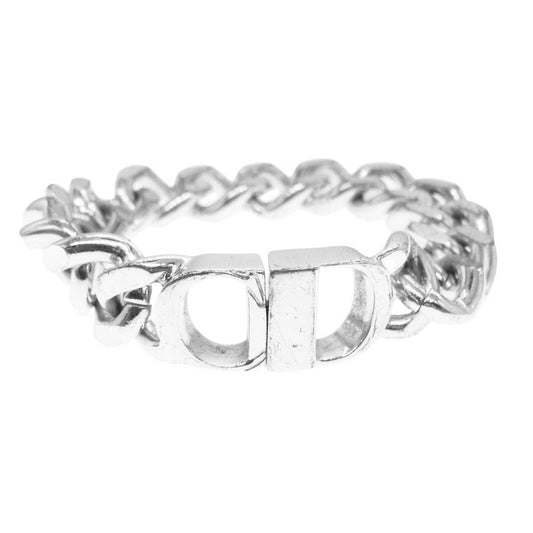 Dior ディオール CD Icon アイコン チェーン シルバー ブレスレット シルバー系【中古】