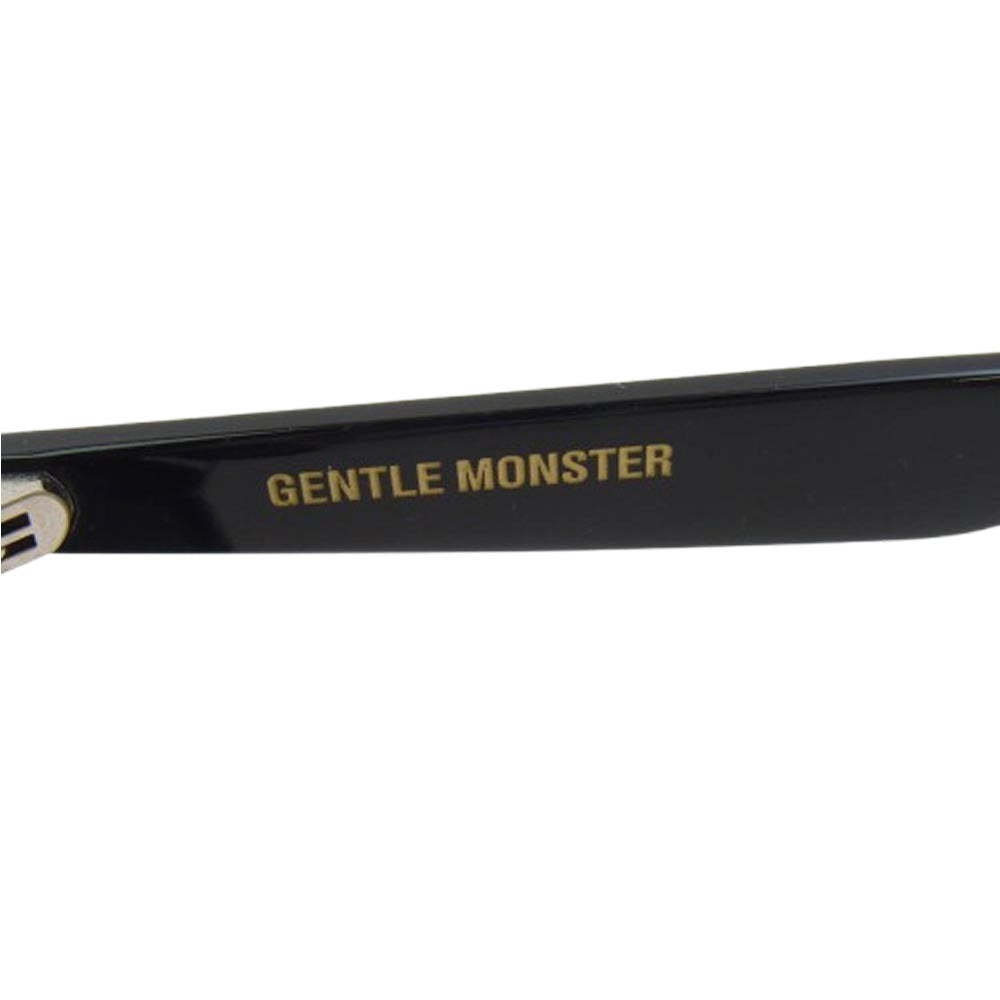 Gentle Monster ジェントルモンスター Rosy 01 ウェリントン型 ブラック フラットバー サングラス アイウェア ブラック系【中古】