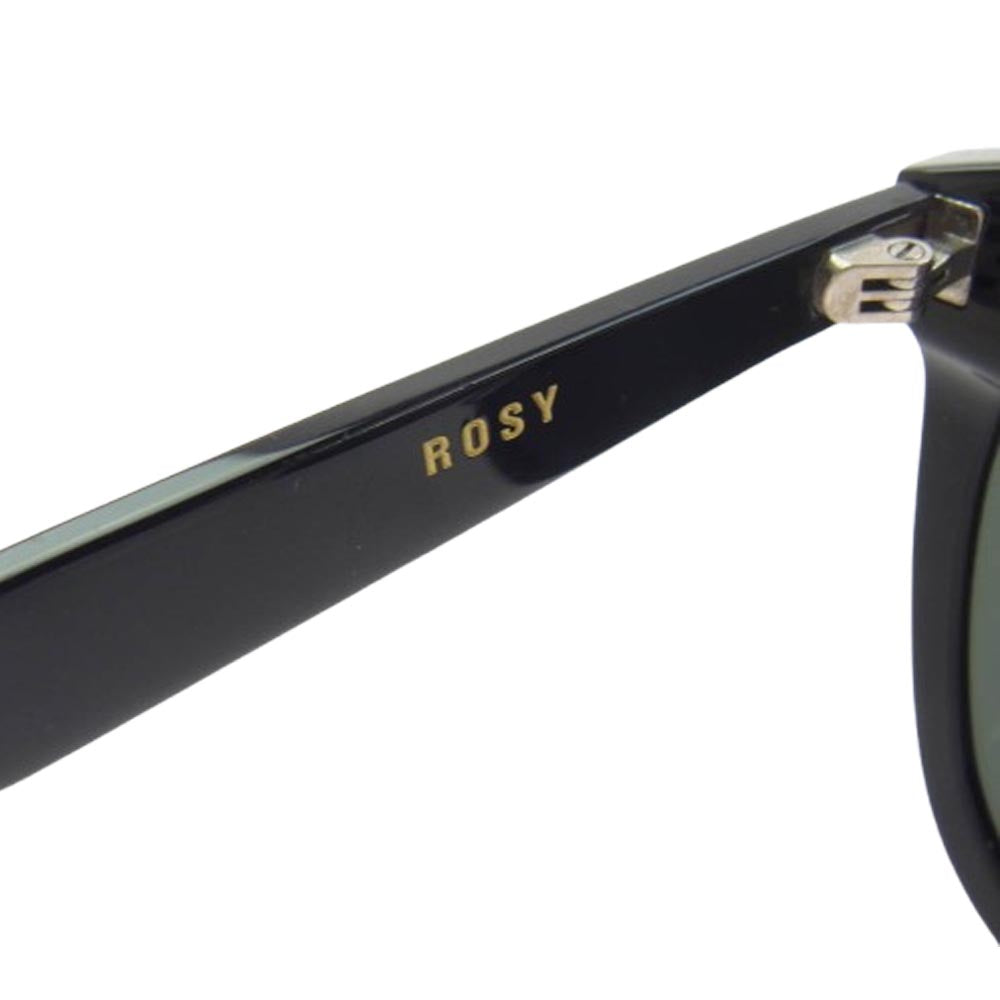 Gentle Monster ジェントルモンスター Rosy 01 ウェリントン型 ブラック フラットバー サングラス アイウェア ブラック系【中古】