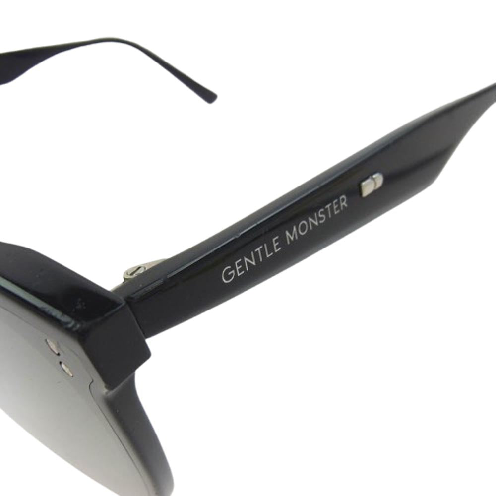 Gentle Monster ジェントルモンスター Rosy 01 ウェリントン型 ブラック フラットバー サングラス アイウェア ブラック系【中古】