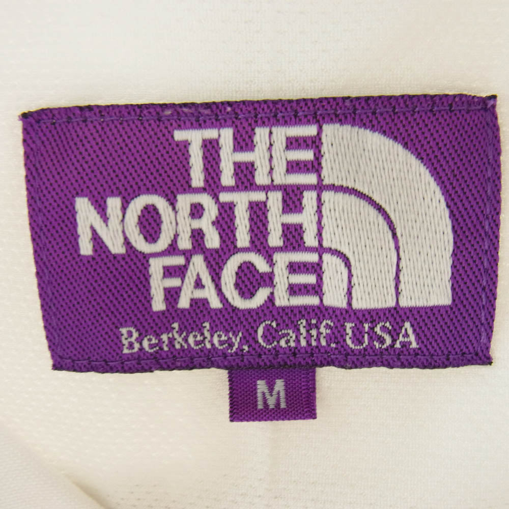 THE NORTH FACE ノースフェイス NT3810N PURPLELABEL パープルレーベル 胸ロゴ 刺? 長袖 シャツ ホワイト ホワイト系 M【中古】