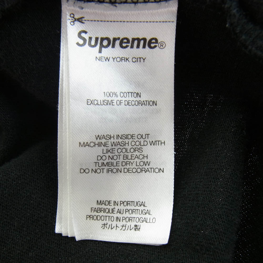 Supreme シュプリーム 23AW CLASSIC LOGO S/S TOP クラシックロゴ Tシャツ 半袖カットソー ブラック系 L【中古】