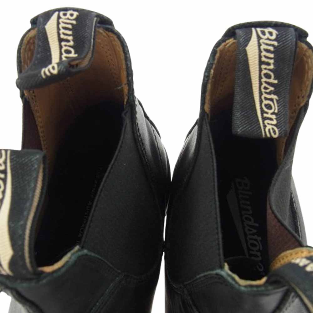 ブランドストーン 558 レザ― サイドゴアブーツ ブラック系 6【中古】