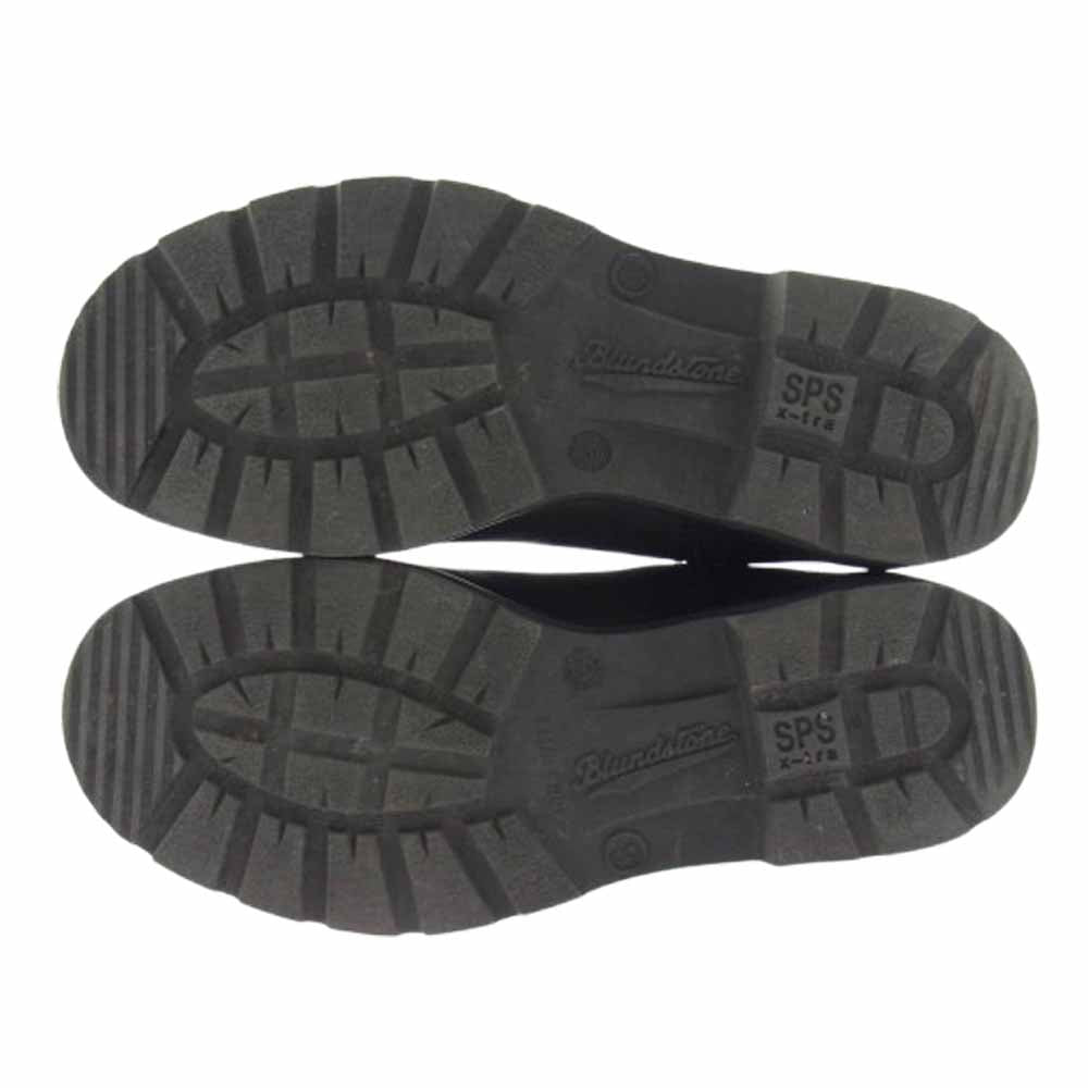 ブランドストーン 558 レザ― サイドゴアブーツ ブラック系 6【中古】