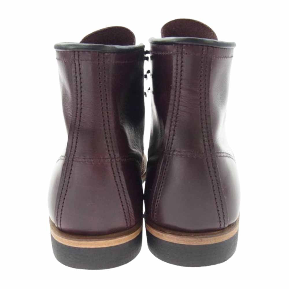 RED WING レッドウィング 9419 BECKMAN ベックマン レースアップ レザ― ブーツ ブラックチェリー エンジ系 7D【美品】【中古】