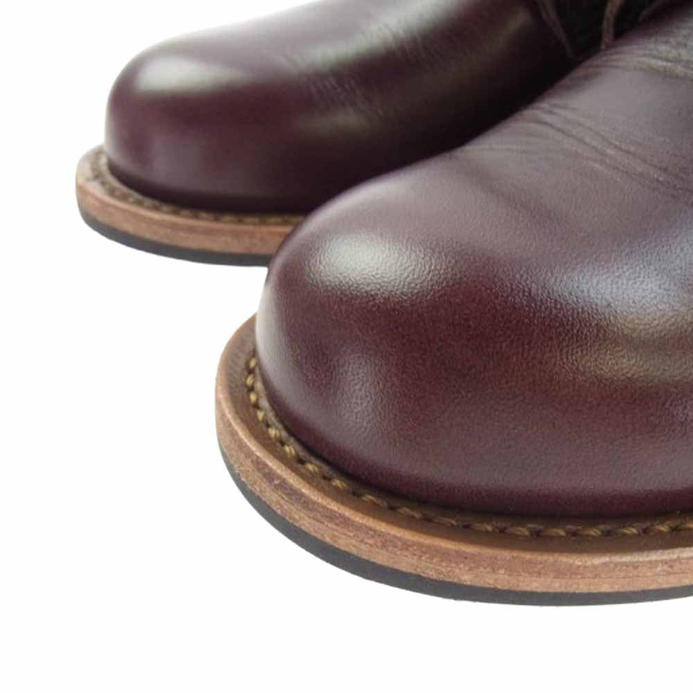 RED WING レッドウィング 9419 BECKMAN ベックマン レースアップ レザ― ブーツ ブラックチェリー エンジ系 7D【美品】【中古】