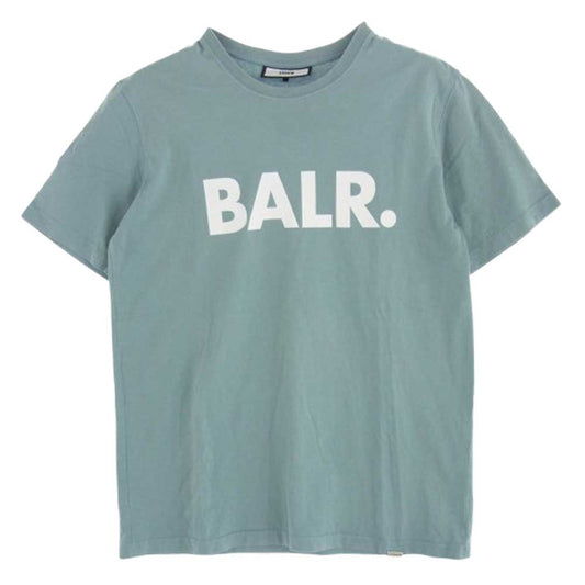 ボーラー ブランド ロゴ 半袖 Tシャツ ライトグレイッシュブルー系 M【中古】